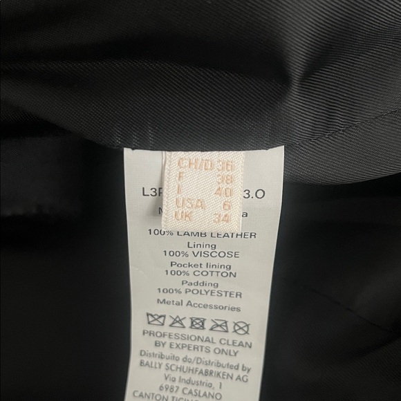 Bally leather biker jacket - Picture 12 of 12